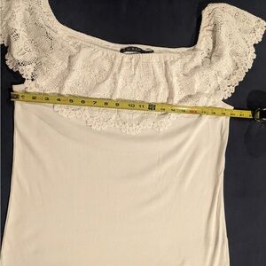 Ralph Lauren White Lace Top